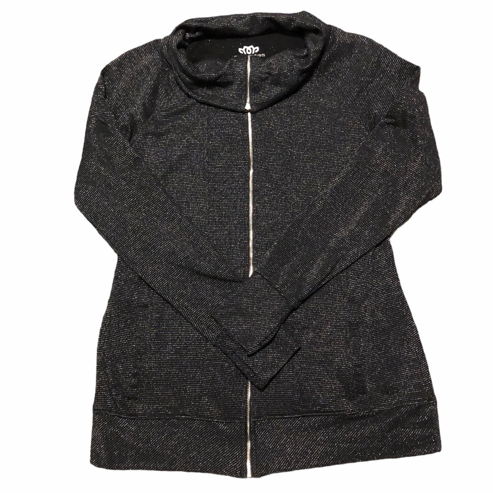 Maurices black jacket with silver detail